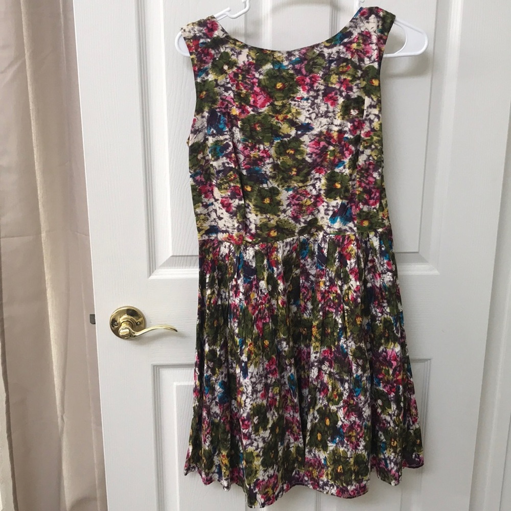 Bar lll fit and flare floral dress